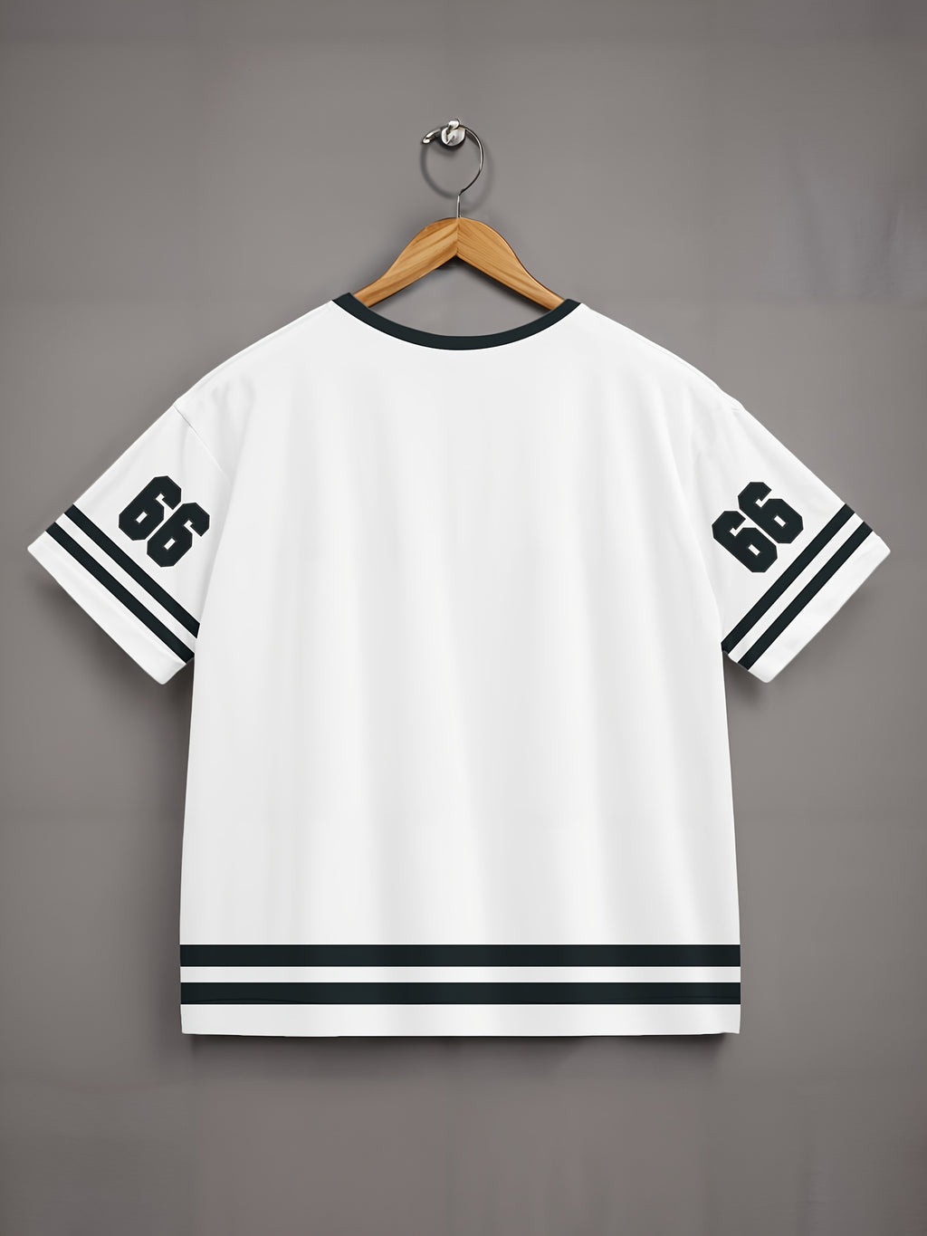 3D Adult T-Shirt Short Sleeve Digital Letter Print Crew Neck Casual T-Shirt
