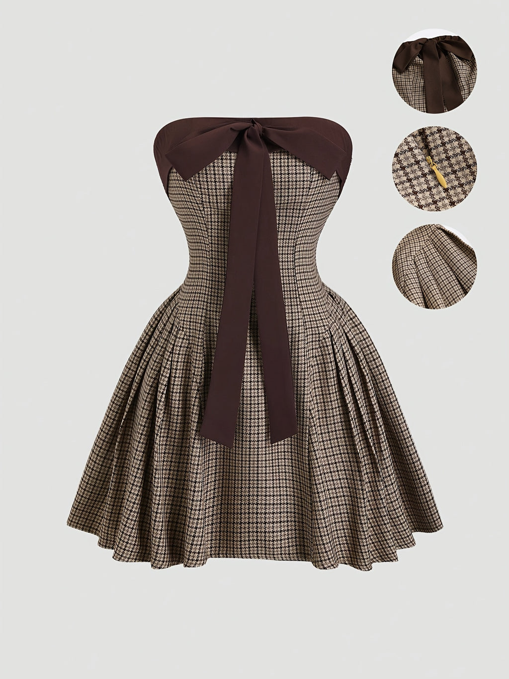 Houndstooth Cami Dress