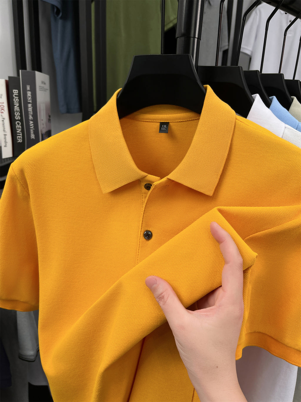 Men's Lapel Business Casual Polo Shirt