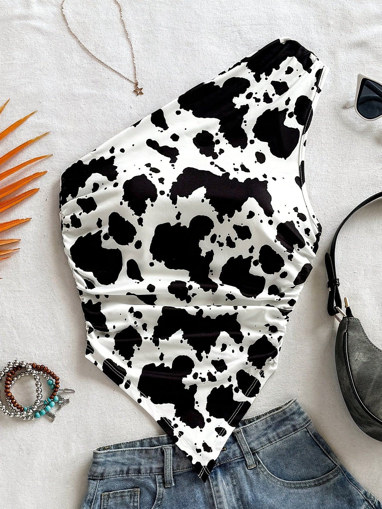 Cow Print Beach Party Vest
