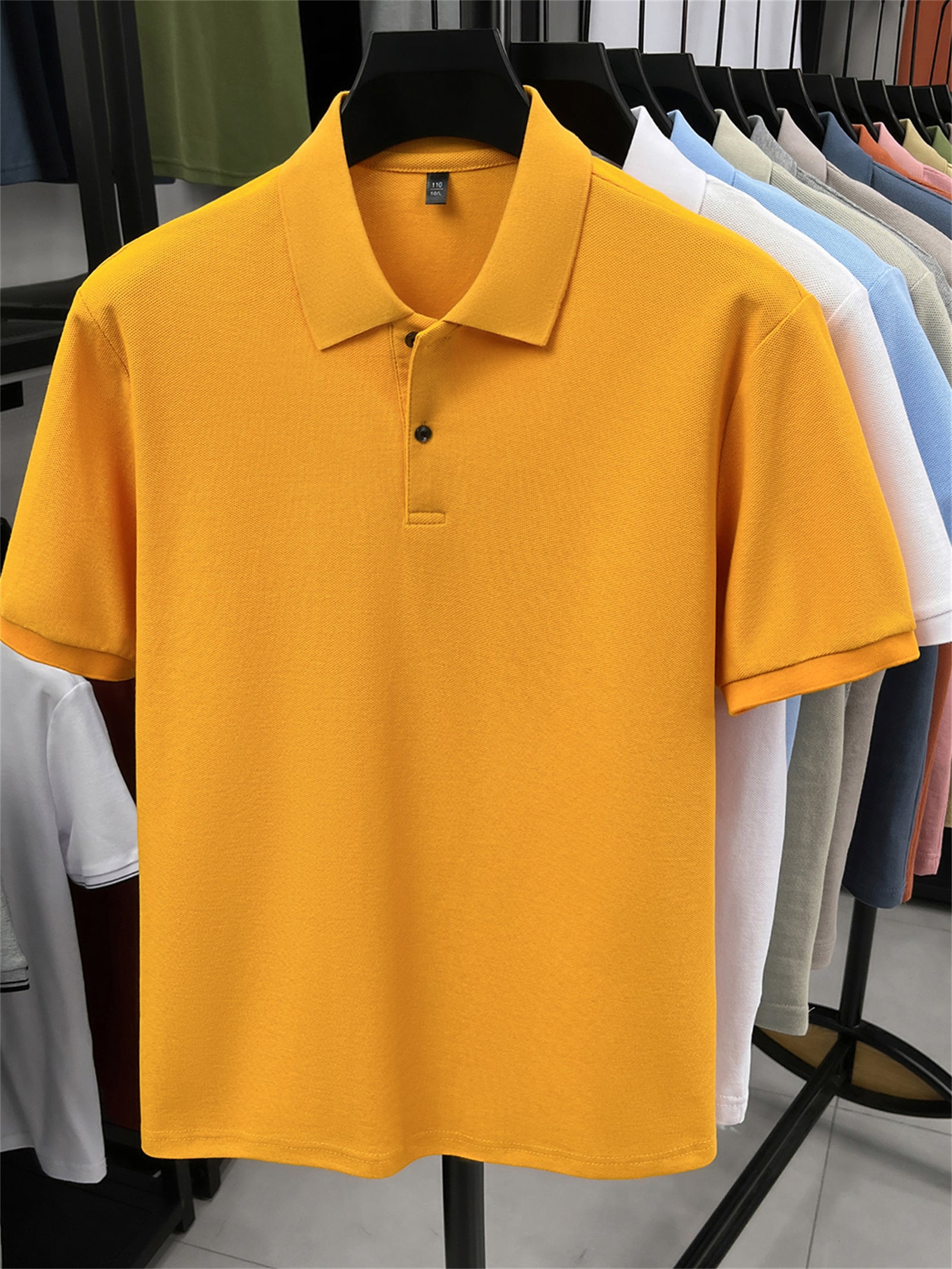 Men's Lapel Business Casual Polo Shirt