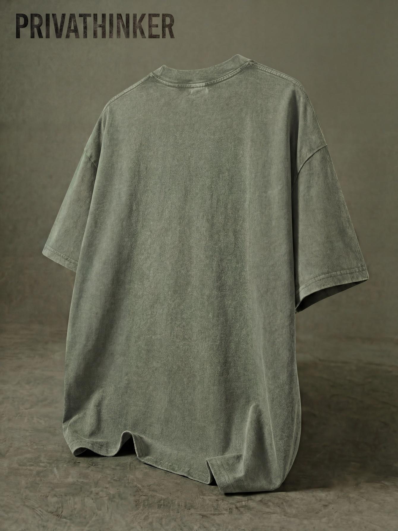 High Quality 100% Cotton T-Shirt, 230 GSM Heavy Cotton, Vintage California Print, Distressed Style, Unisex Loose Fit,  Short Sleeve Tee, Comfortable Casual Wear
