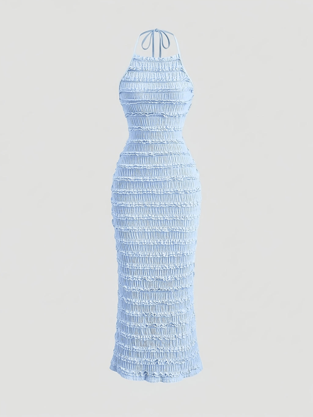 Women's Romantic Pleated Lace Vacation Maxi Dress