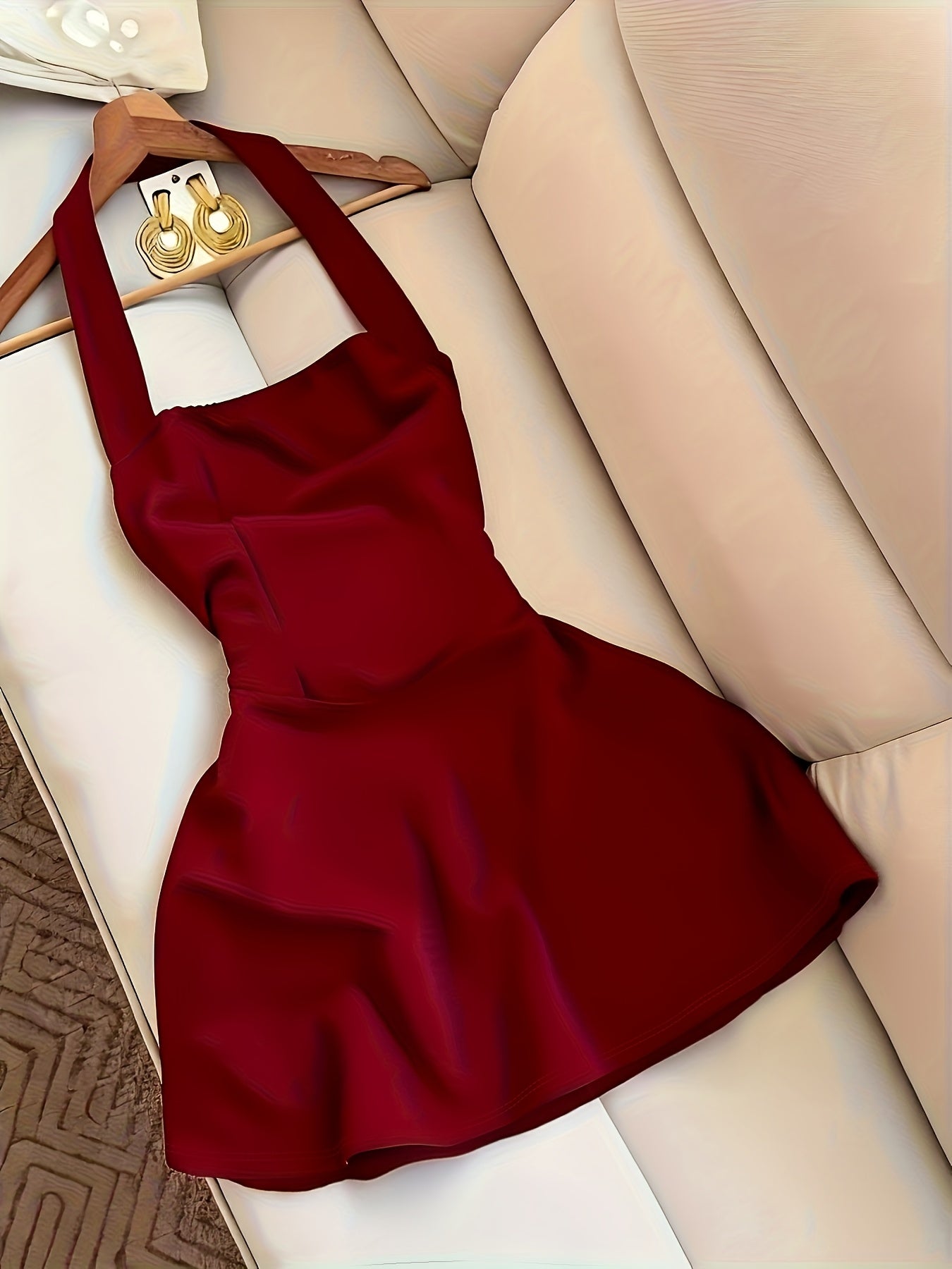 Halter Neck Slim Dress
