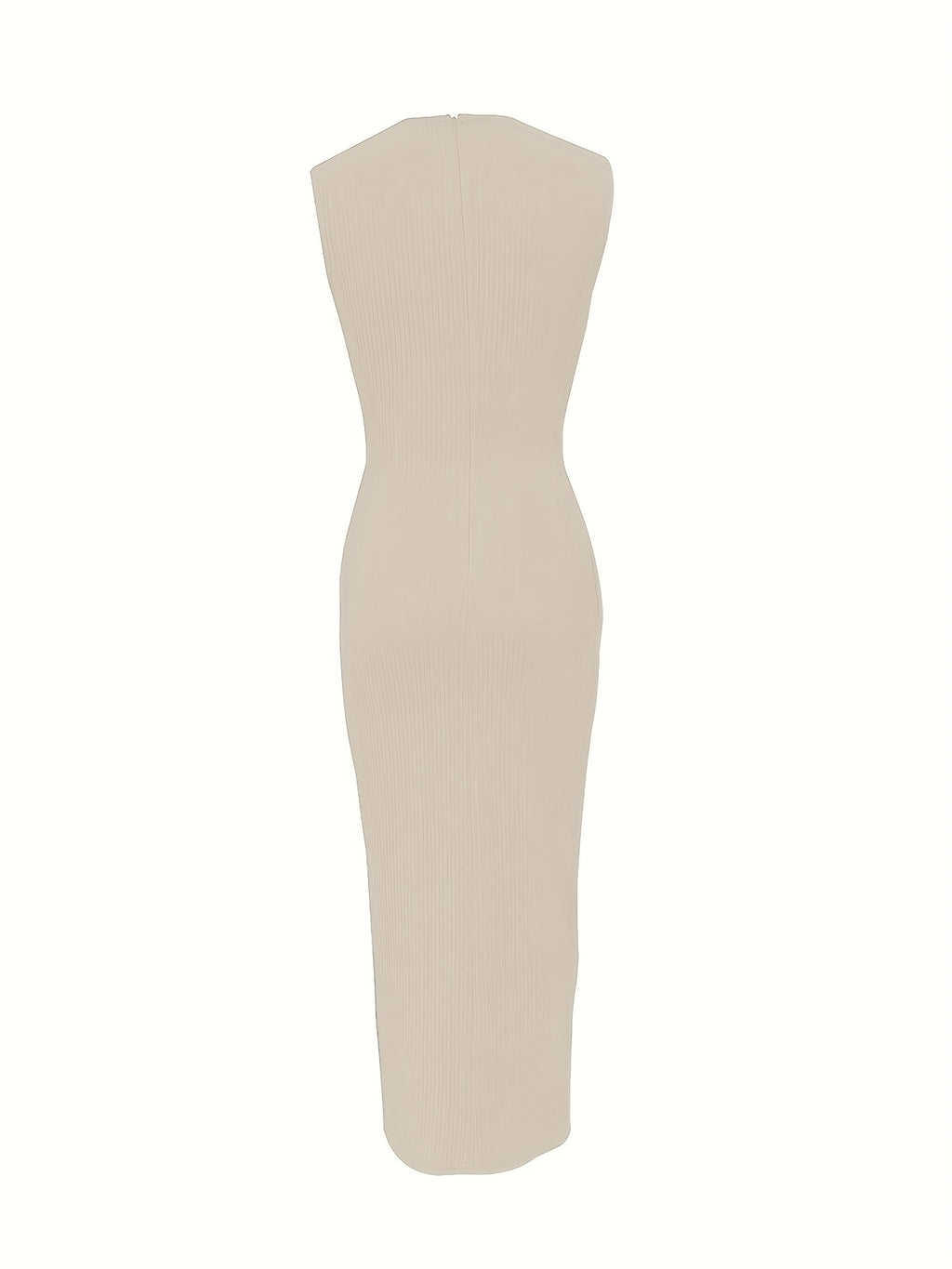 Women's Elegant Slit Sleeveless Dress