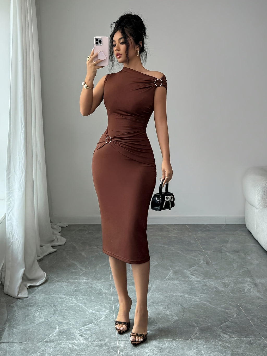 One-Shoulder Mini Dress