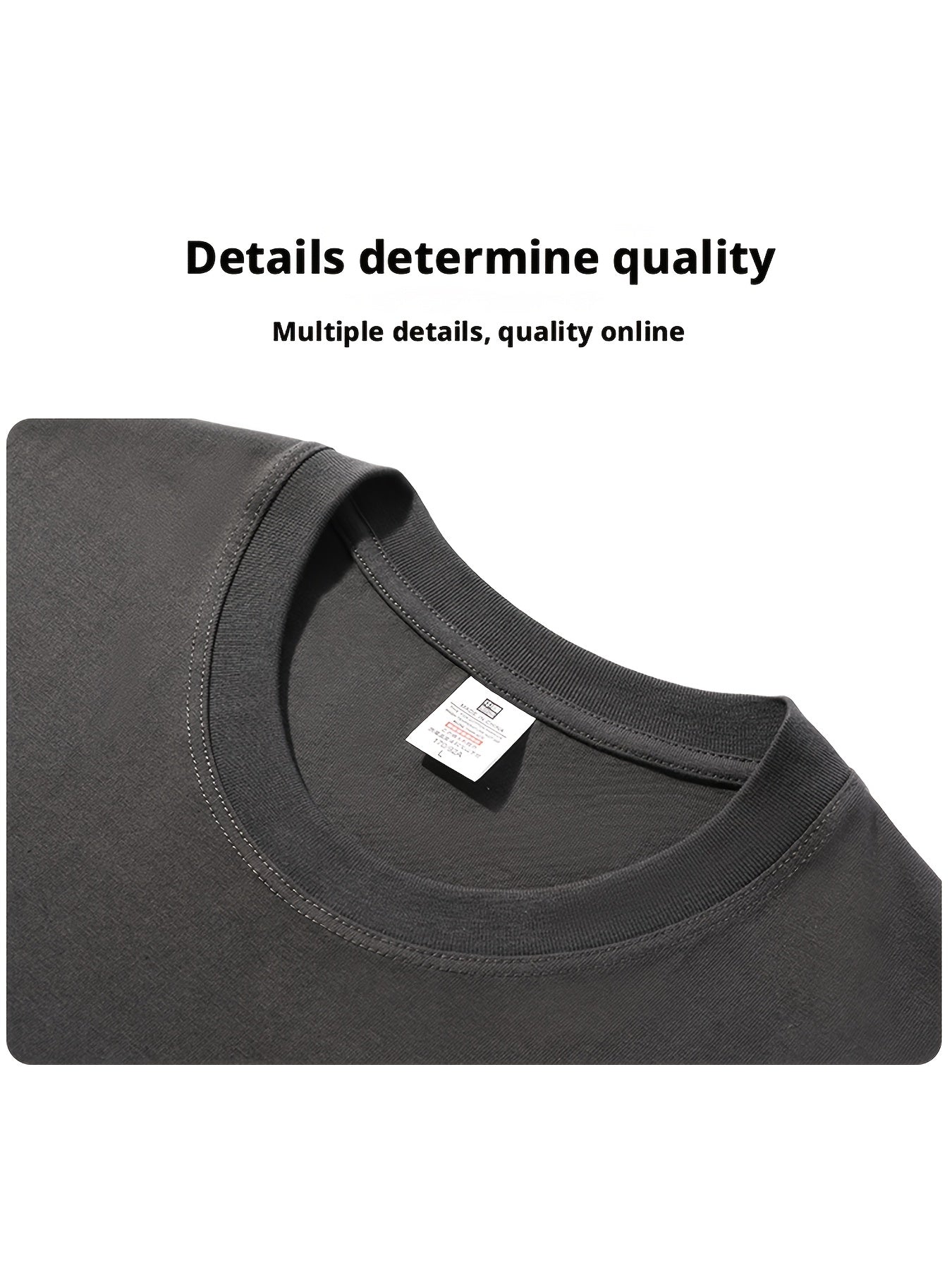Men's Heavyweight Pure Cotton T-Shirt 5-Pack