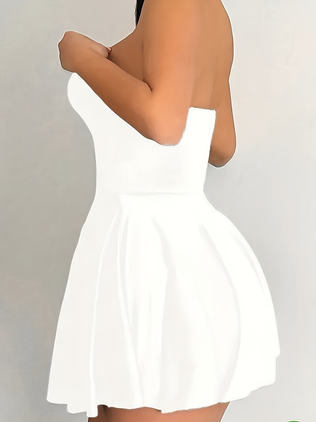 Christmas, Red, Women's Tube Top Dress