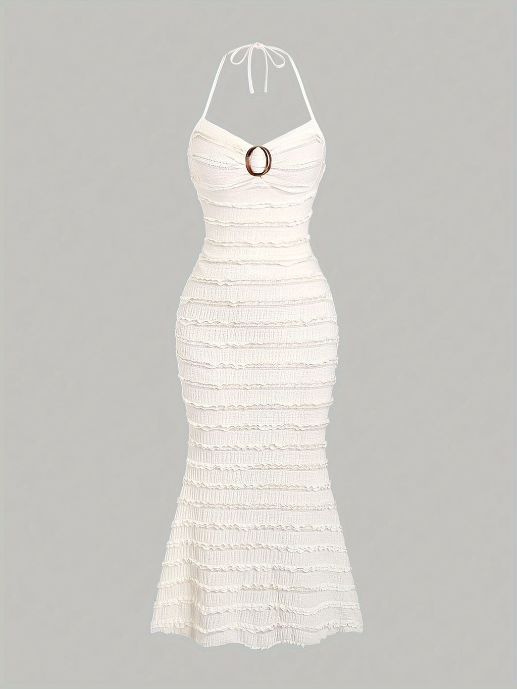 Women's Solid Colour Mermaid Bodycon Dress