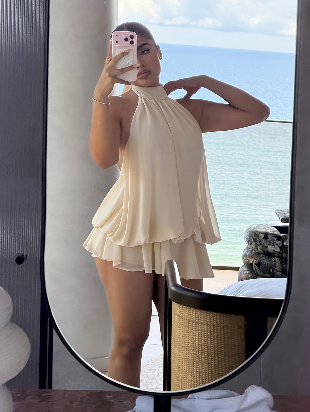 Women's Elegant Tie-Shoulder Off-Shoulder Mini Dress, Party Gown, Women's Elegant Dress, Women's Party Gown