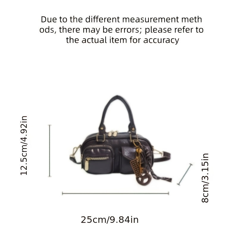 Retro Easy Single Shoulder Bag with Multi-Pockets, Fashionable Versatile Crossbody Bag, Large Capacity Individual Niche Organizer Coin Purse, Premium Commuter Handbag, Free Shipping
