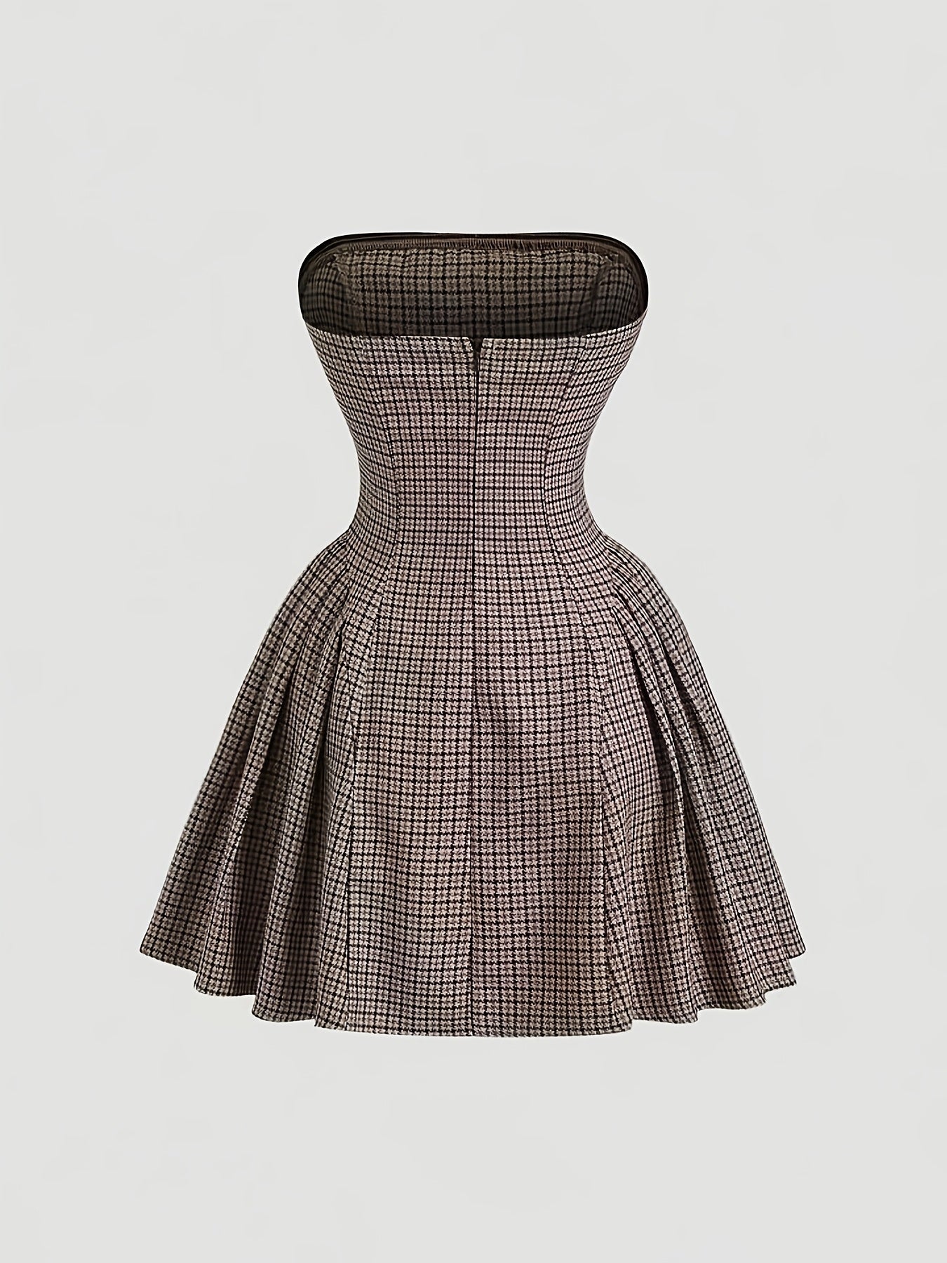 Houndstooth Butterfly Knot Skirt