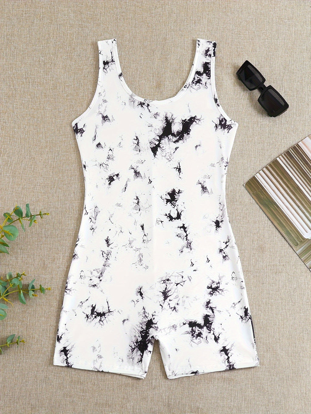 Tie-Dye Sleepwear Romper