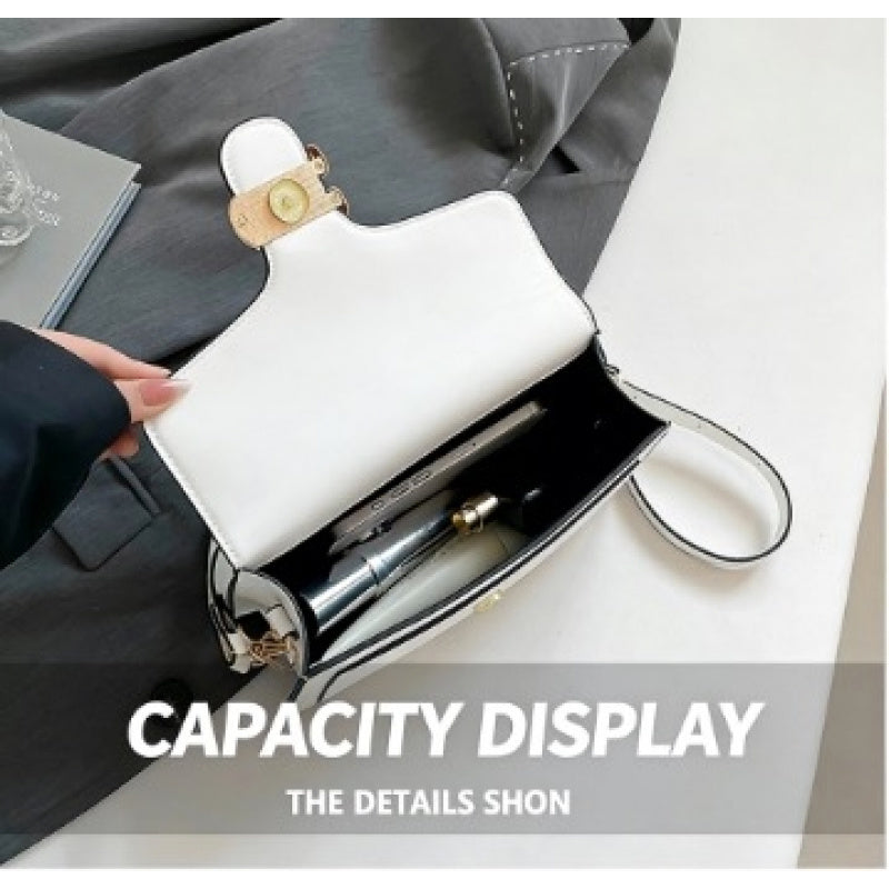 Women's Small Handbag 2026 New Solid Color Small Square Bag Light Luxury Commuting Shoulder Crossbody Bag