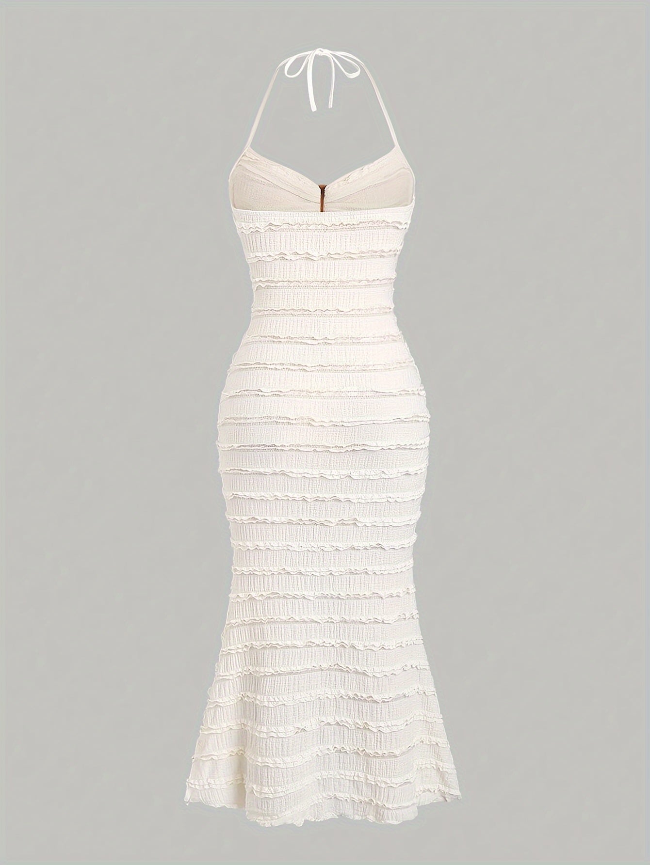 Women's Solid Colour Mermaid Bodycon Dress