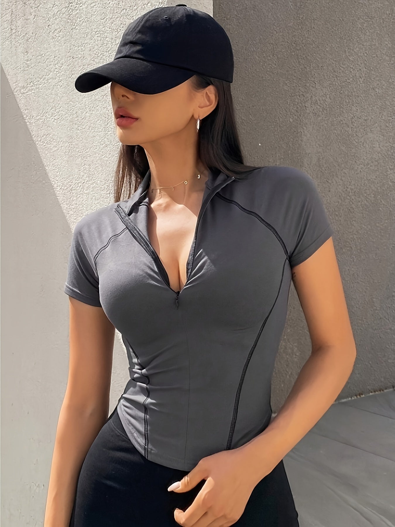 Half-Zip Outdoor Casual Top