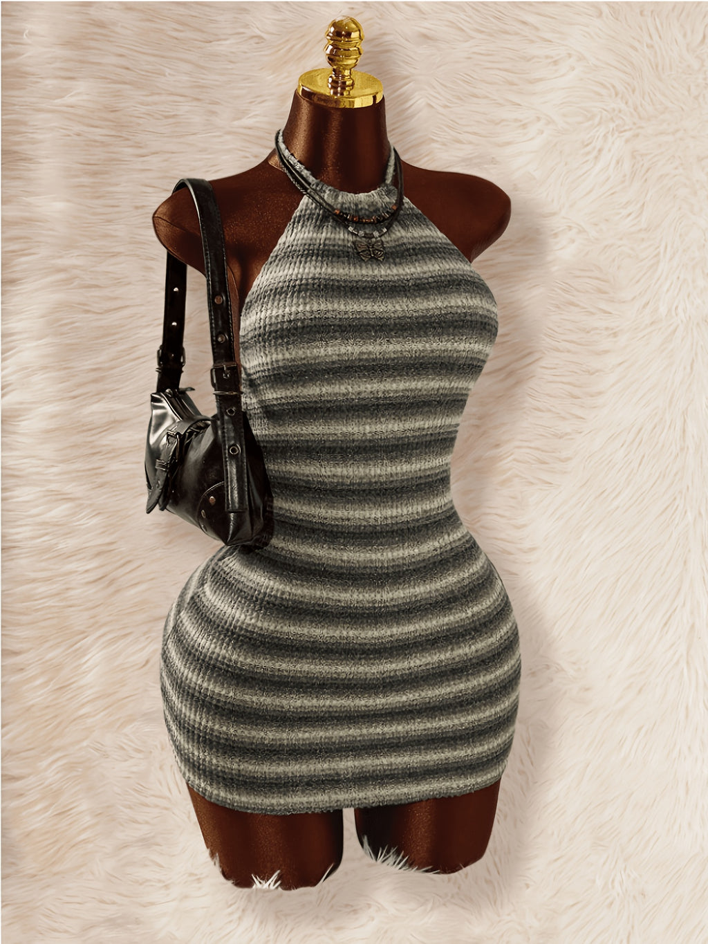 New Women's Striped Bodycon Sexy Camisole Mini Dress, Bodycon Mini Dress, Camisole Dress, Striped Bodycon Dress, Camisole Dress, Women's Fashion Fitted Dress, Women's Party Dress, Women's Party Gown