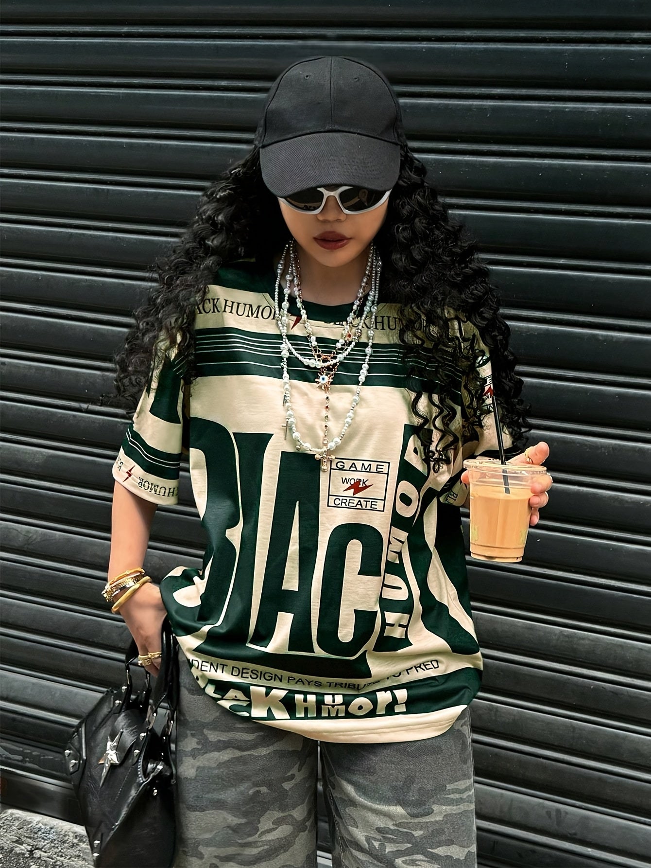 All-Over Print Loose Fit T-Shirt