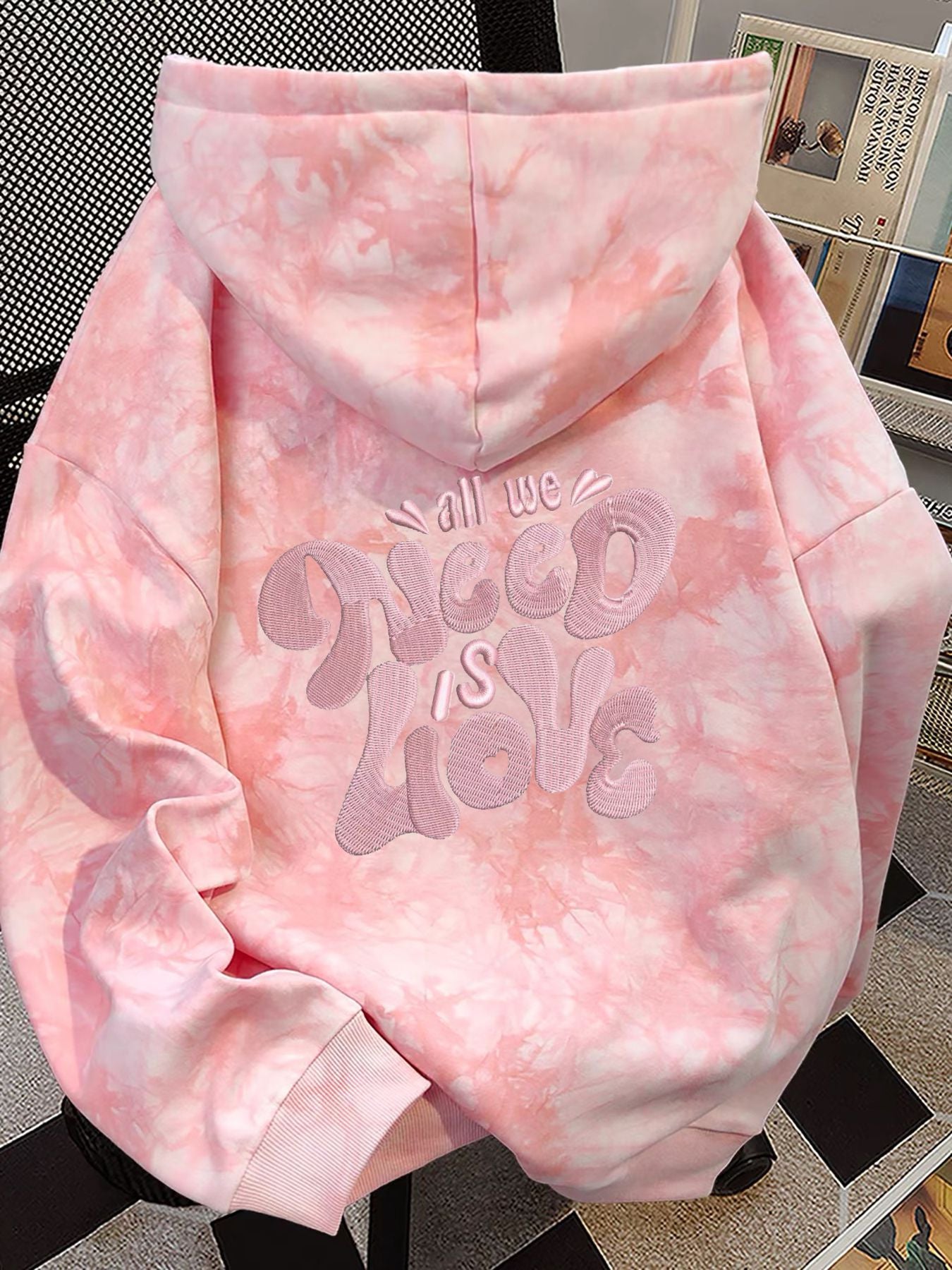 Tie-Dye Hooded Fleece Sweatshirt