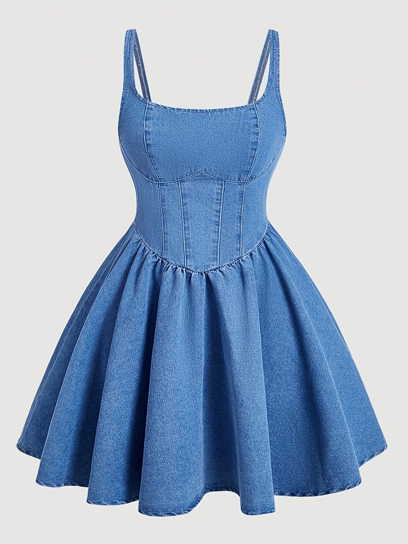 Denim Cami Mini Dress