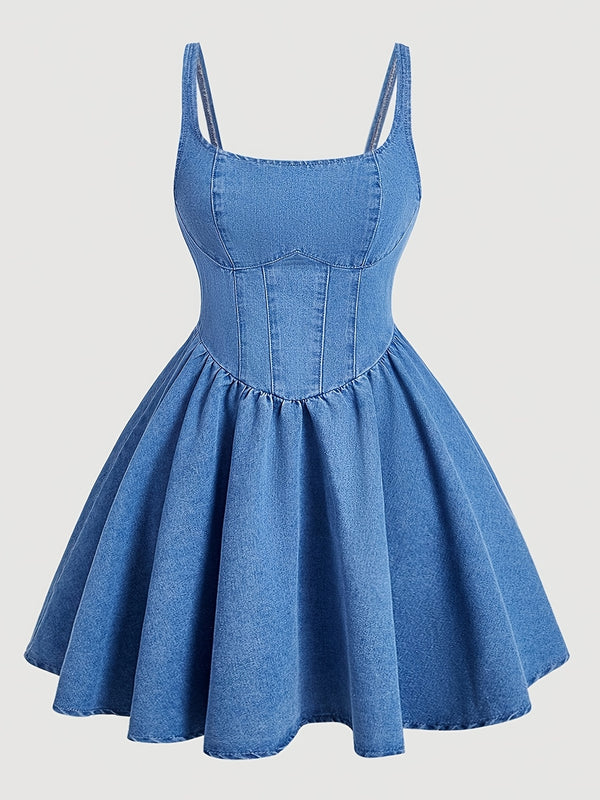 Denim Cami Mini Dress