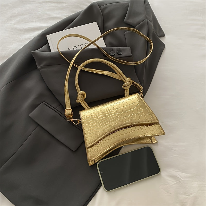New French Trendy Handbag, Small Square Bag, Fashionable, Casual, Easy, Individual, Beautiful, Shoulder Bag, Crossbody Bag