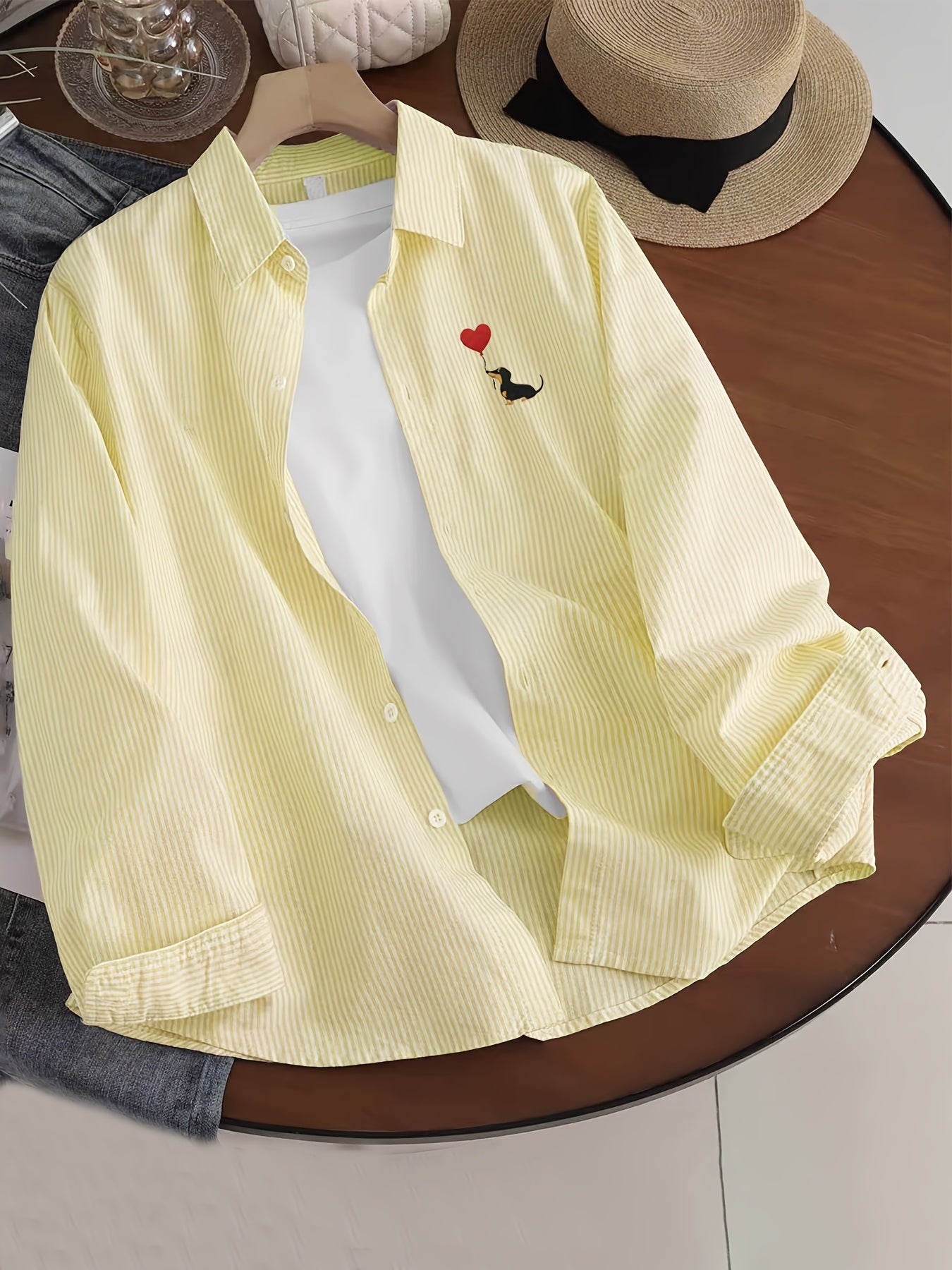 Korean Style Long Sleeve Fashion Trendy Men'S New Pinstripe Long Sleeve Shirt Fashion Commute Casual All-Match Outerwear Shirt