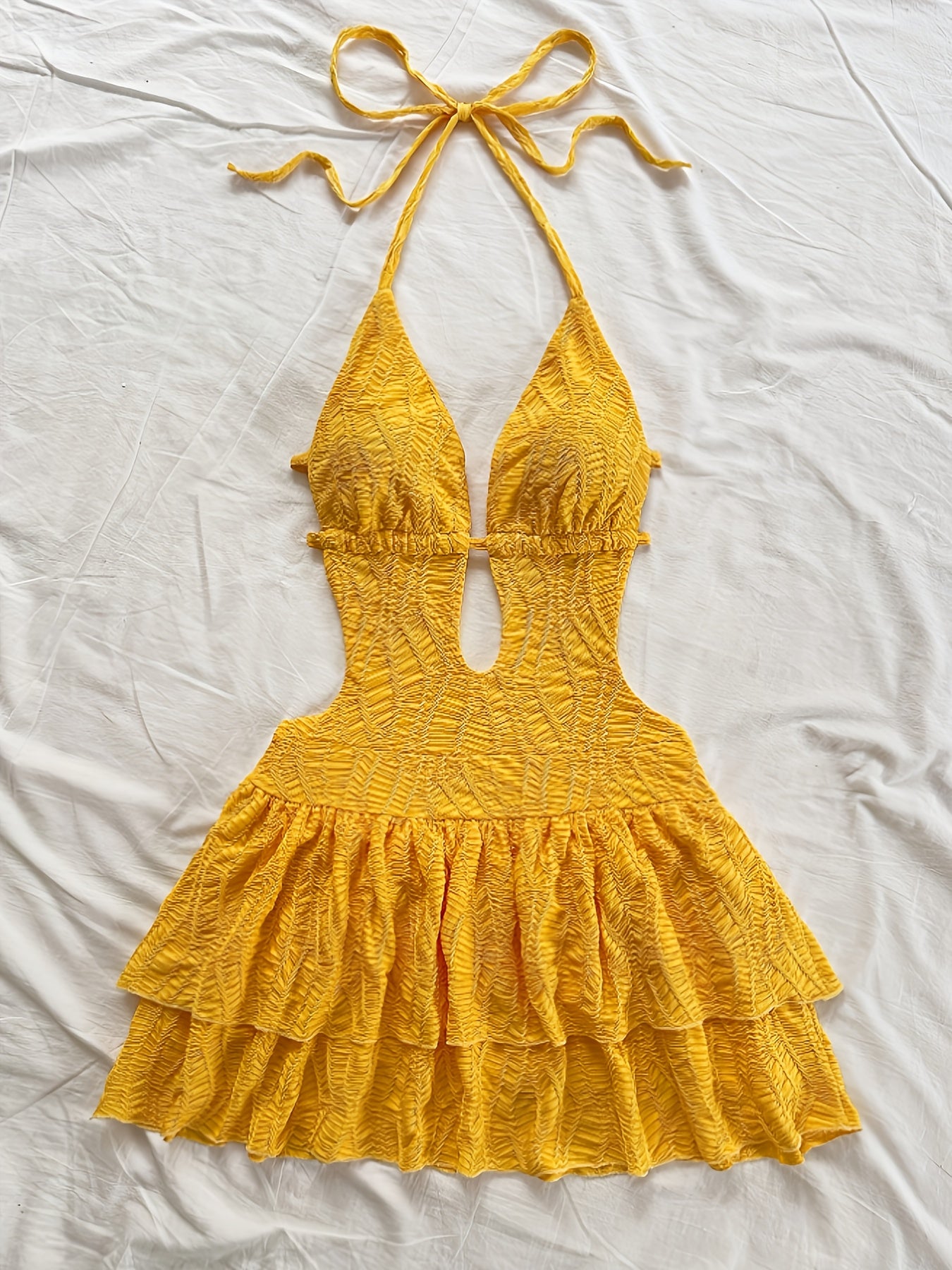 Halter Neck Mini Dress