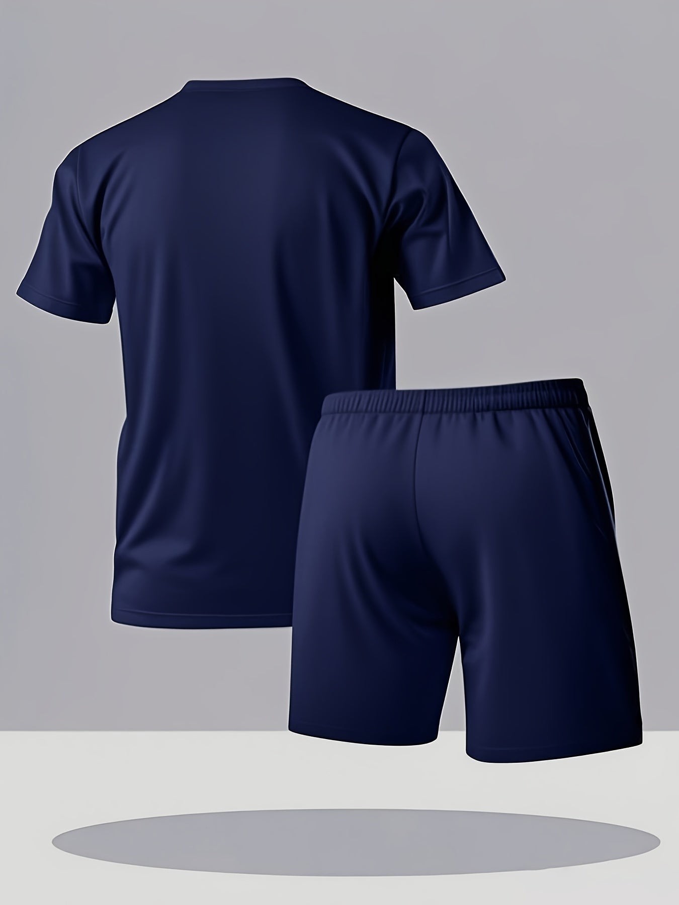 Men's Paris Print T-Shirt & Shorts Set