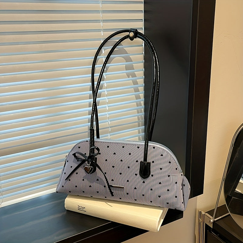 Women's Bow Decorated Sweet Armpit Shoulder Bag