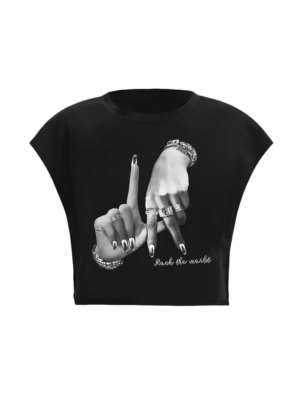 Women’s Graphic Print Crew Neck Top