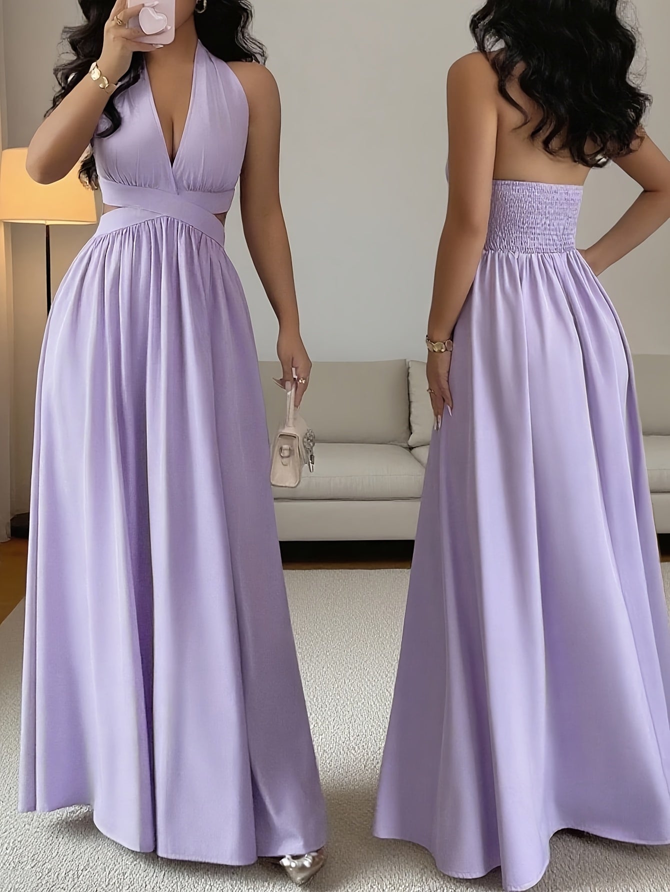 Elegant Sleeveless Long Dress