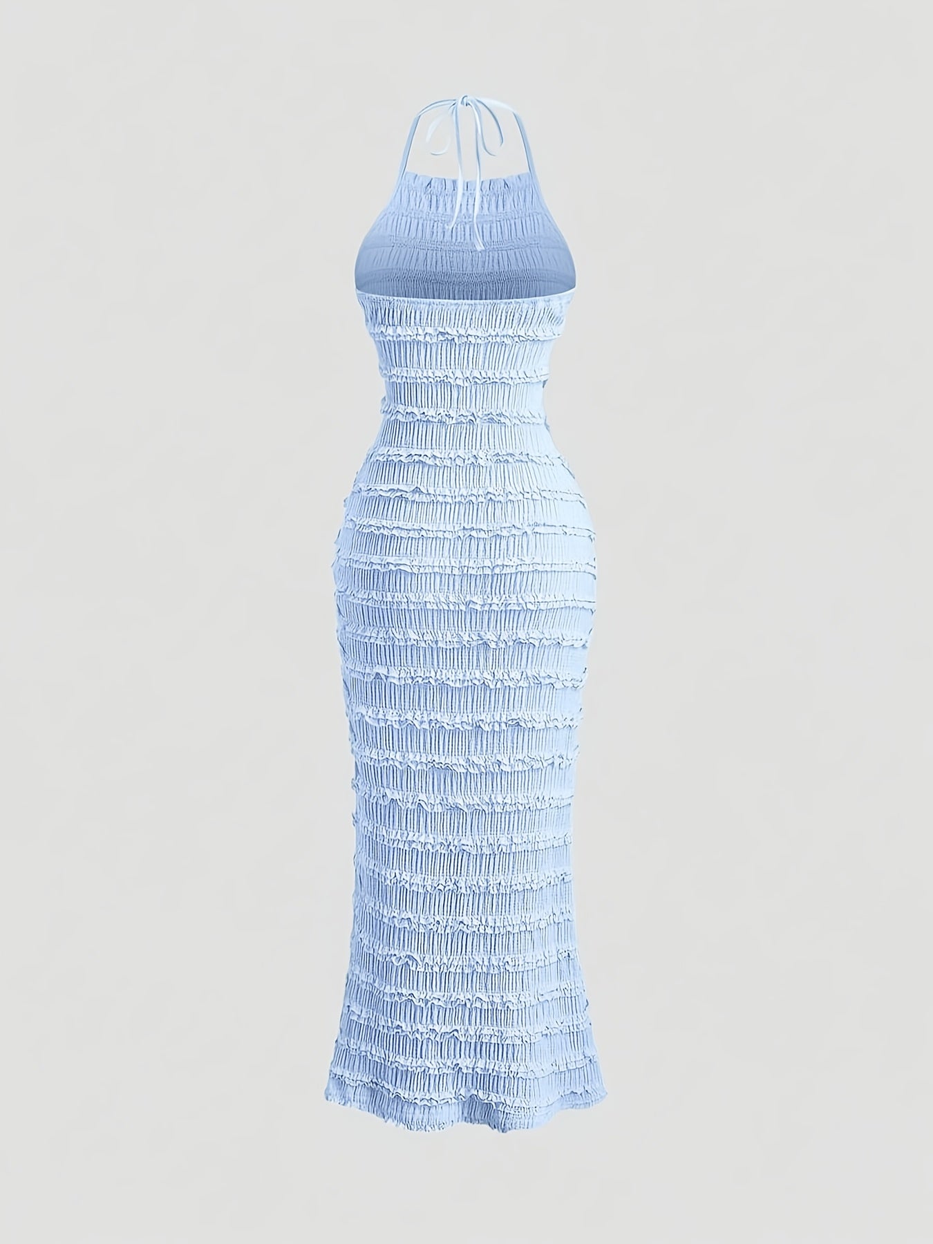 Women's Romantic Pleated Lace Vacation Maxi Dress