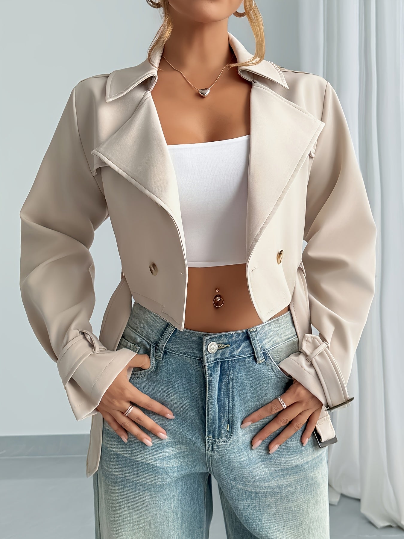 Women's Short Trench Coat