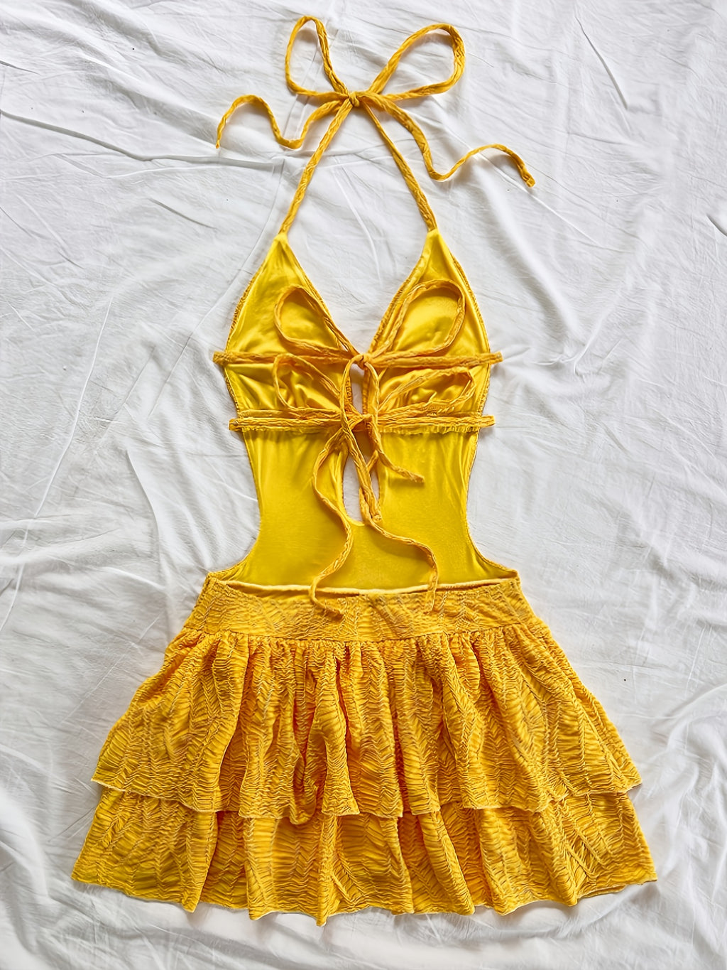 Halter Neck Mini Dress