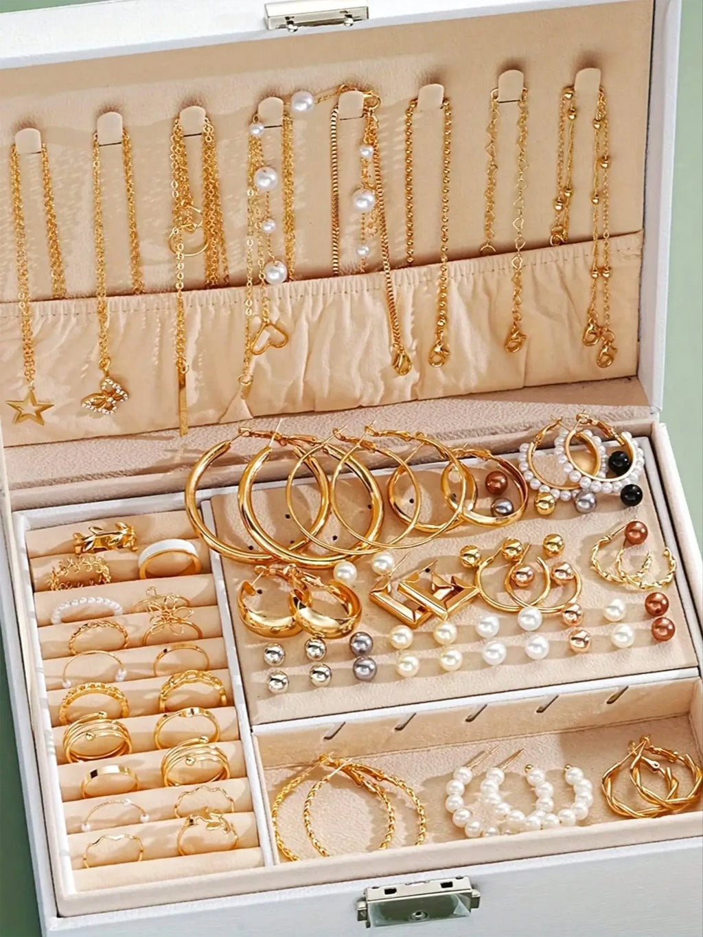 Pearl Jewelry Set (86pcs)