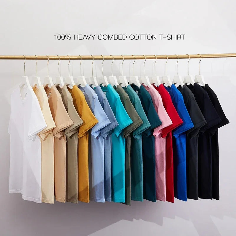 Men's Heavy Cotton Solid Colour T-Shirt