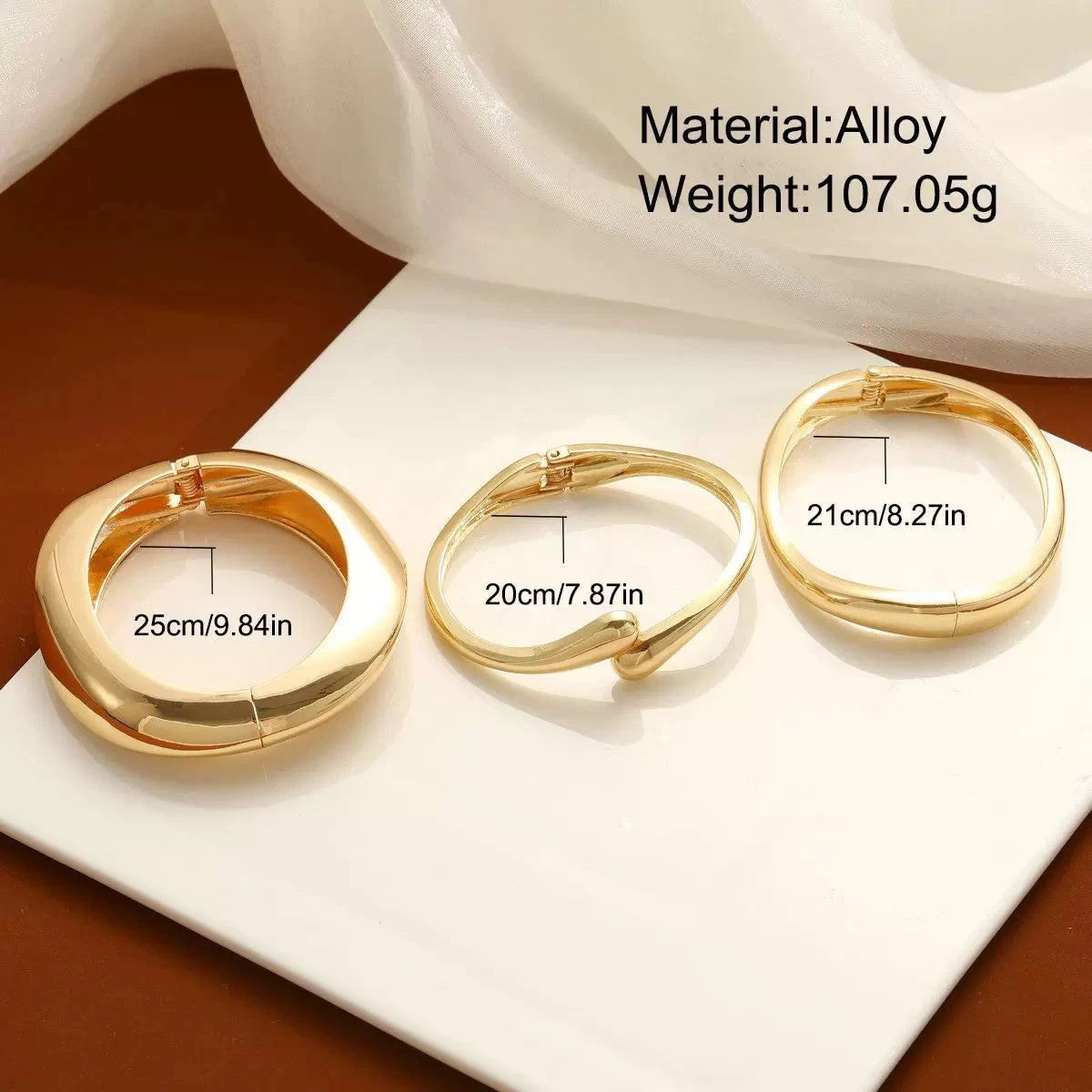 Chunky Gold Cuff Bangle