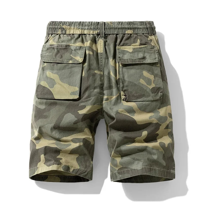 Men's Cotton Camo Cargo Shorts