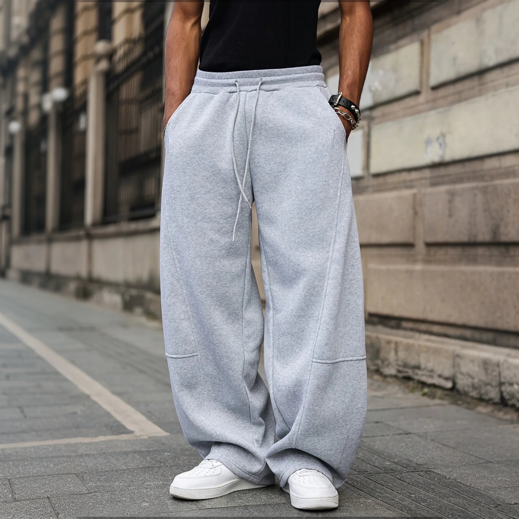 Men's American Style Straight Leg Jogger Pants