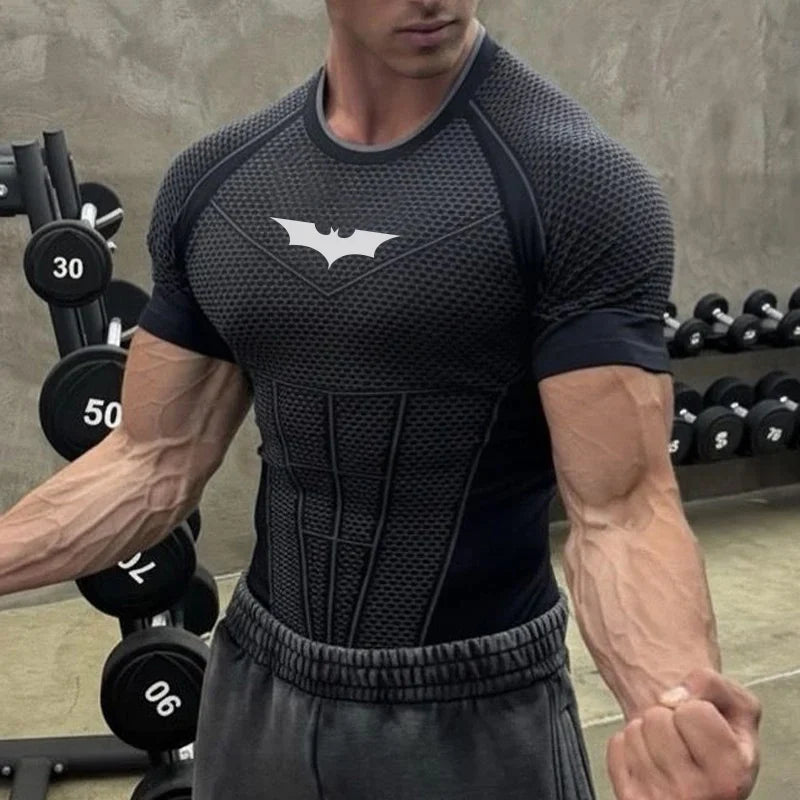 Men's Compression Quick-Dry Gym Athletic T-Shirt