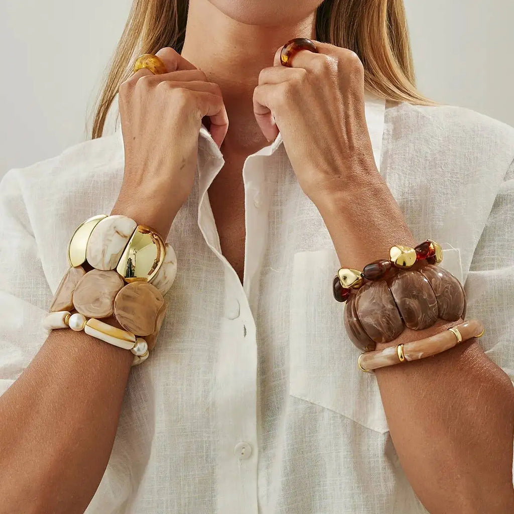 Boho Geometric Bangle Set