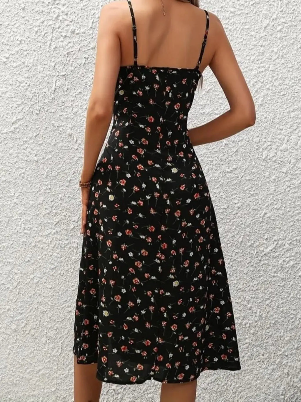Women’s Bohemian Floral Midi Dress