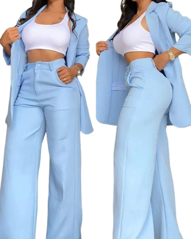 Blazer & Pants Two-Piece Set