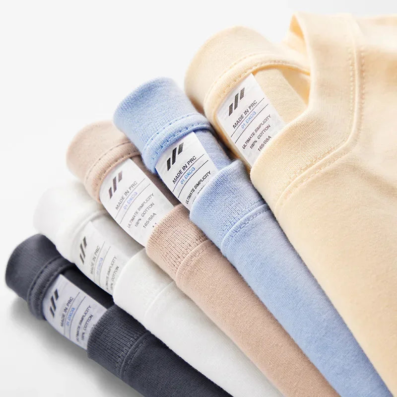 Men's Heavy Cotton Solid Colour T-Shirt