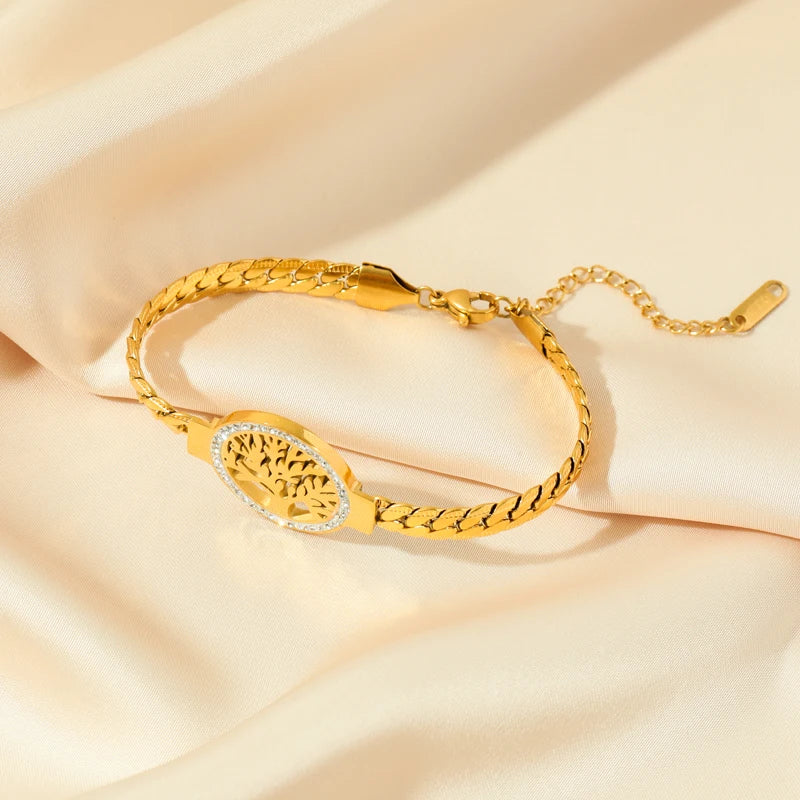 Tree of Life Gold Bracelet