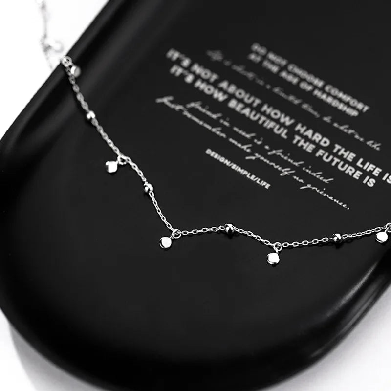 Women's Round Tassel Ball Clavicle Choker Necklace