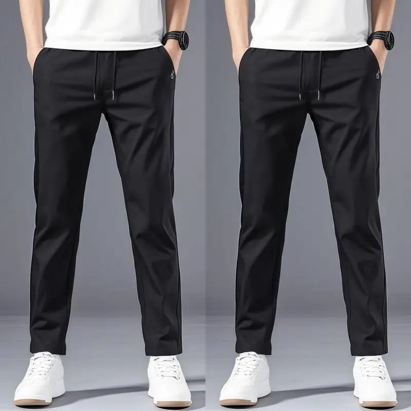 Men's Korean Style Loose Straight Trousers