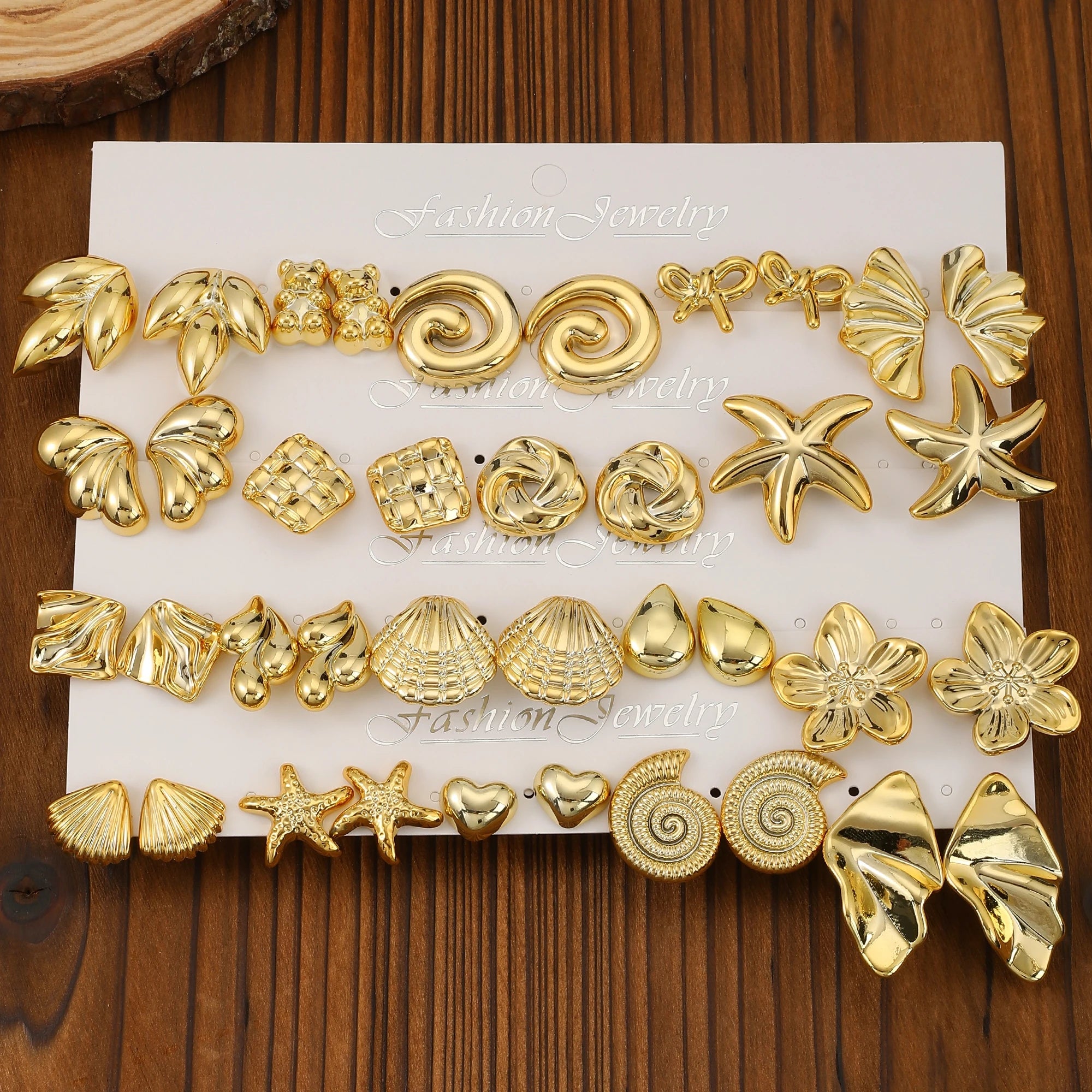 Animal-Shaped Earrings Set
