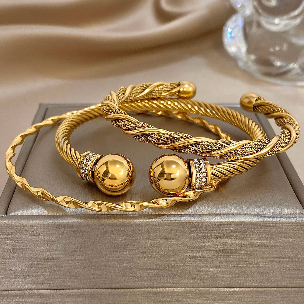 Rhinestone Cuff Bracelet